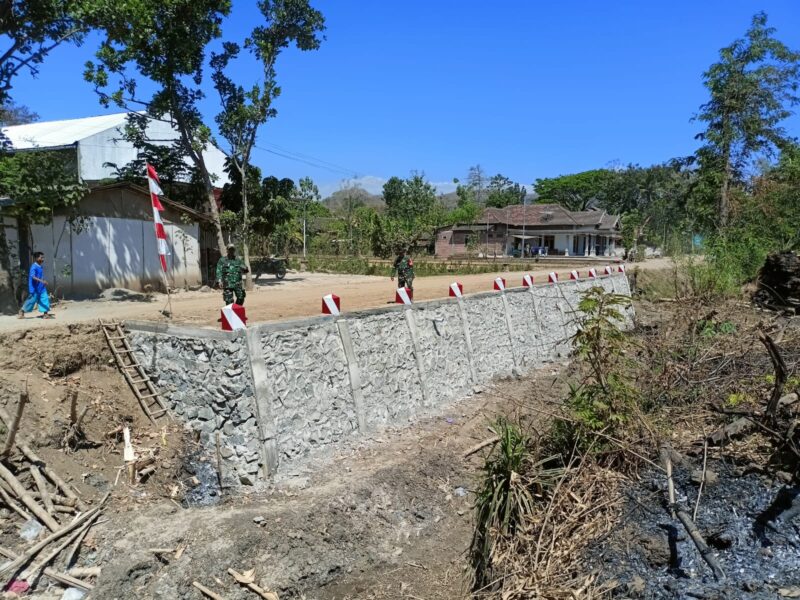 Pembangunan Sudah Selesai, Satgas Fokus Ratakan Tanah Dasar Sungai