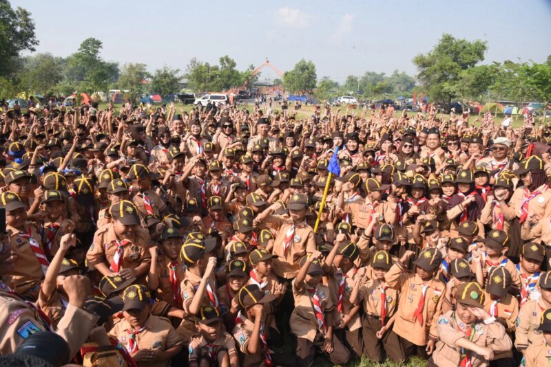 Ribuan Pramuka Siaga di Sidoarjo Berburu “Harta Karun Jenggala” – Detiktoday.com