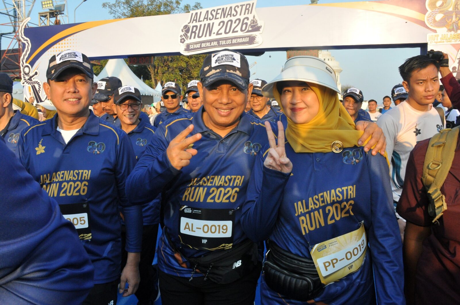 PANGKORMAR DAN KETUA GABUNGAN JALASENASTRI KORMAR SEMARAKKAN JALASENASTRI RUN 2026