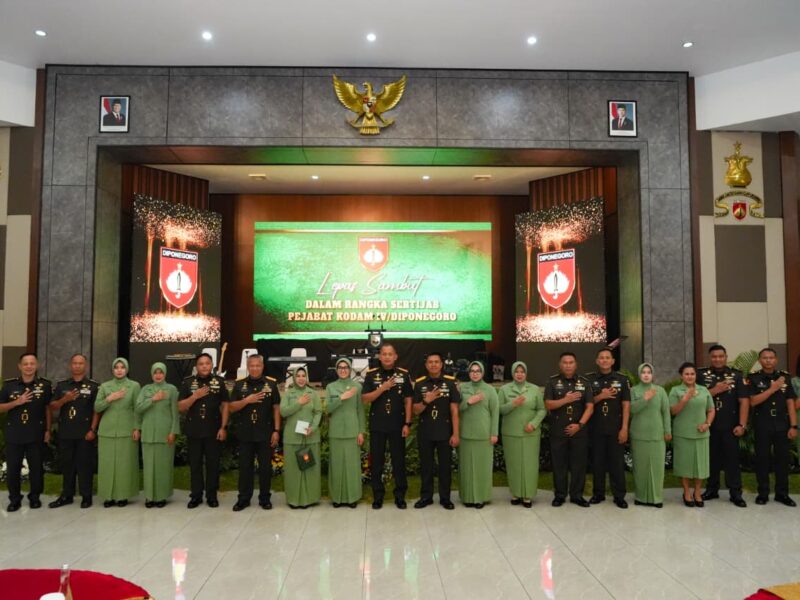 Pangdam IV/Diponegoro Pimpin Sertijab Sejumlah Pejabat Kodam IV/Diponegoro