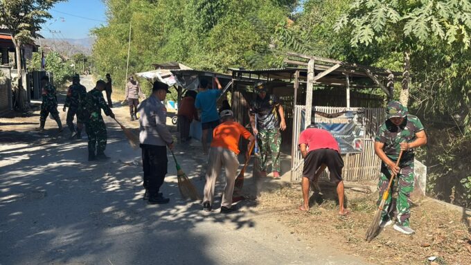 Karya Bakti TMMD 129 Libatkan TNI, Polri dan Masyarakat Bulu Lor