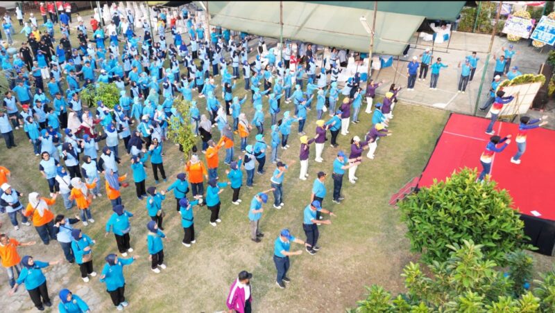 Semarak HUT Ke-40, PPAL Gelar Olahraga Bersama Rayon Depok Pererat Silaturahmi dan Kebersamaan