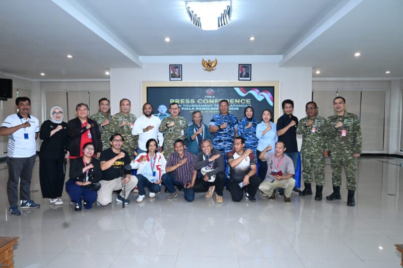 Pangkodau I: Turnamen Tenis Piala Panglima TNI 2026,Targetkan 500 Atlet dan Sediakan Total Hadiah Rp500 Juta