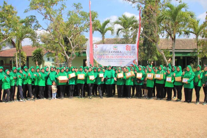 Persit Kodim 0806/Trenggalek Semarakkan HUT RI Ke-81 dengan Lomba Seru