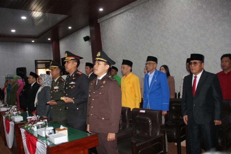 Dandim Trenggalek Hadiri Rapat Paripurna Pidato Kenegaraan Presiden