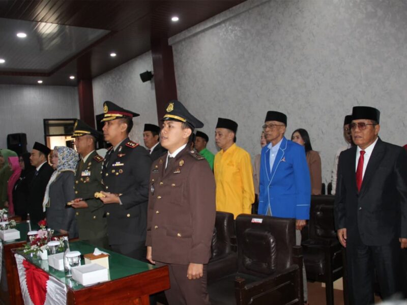 Dandim Trenggalek Hadiri Rapat Paripurna Pidato Kenegaraan Presiden