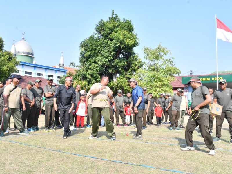 Lomba Kemerdekaan HUT Ke-81 RI, Bersama Keluarga Besar Kodim Ponorogo