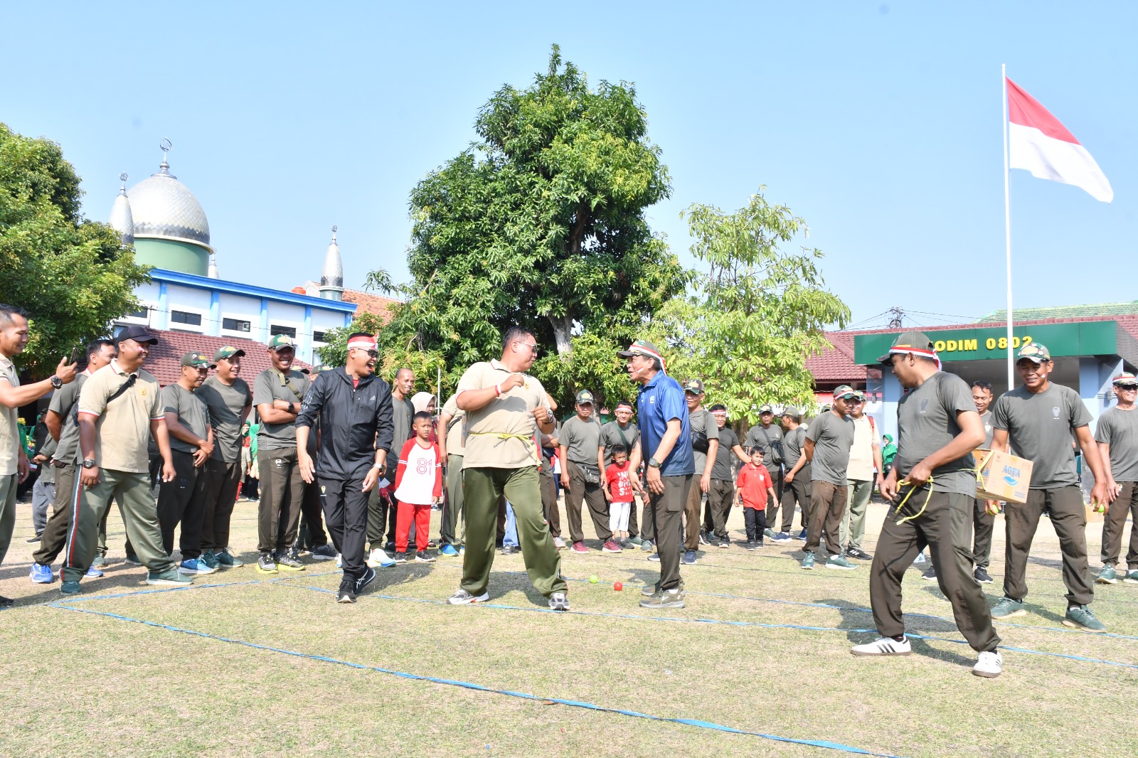 Lomba Kemerdekaan HUT Ke-81 RI, Bersama Keluarga Besar Kodim Ponorogo