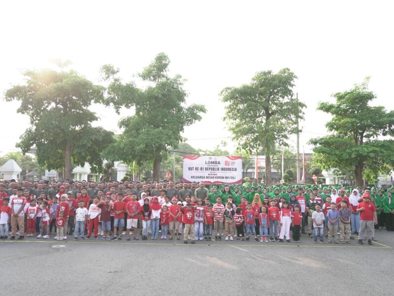 Di Balik Tawa dan Sorak, Korem 081/DSJ Nyalakan Semangat Perjuangan dan Kebersamaan