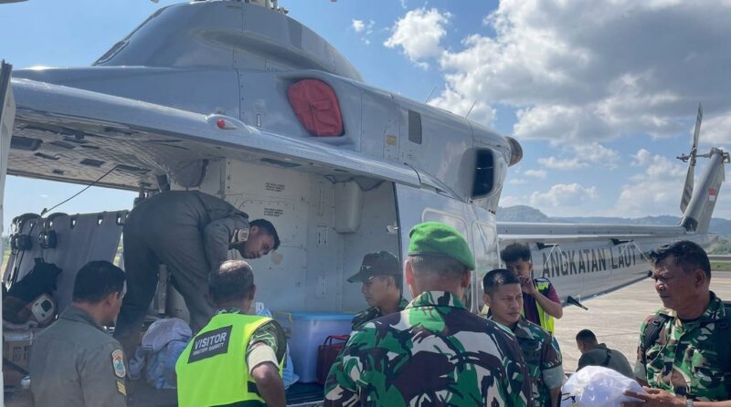 UNSUR UDARA TNI AL DISTRIBUSI LOGISTIK BENCANA GEMPA DI NTT