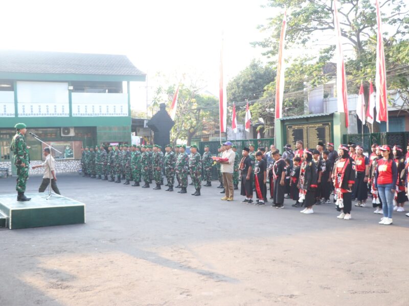 HUT Ke-81 RI, Dandim Tulungagung Berangkatkan Kirab Gelora Merah Putih Puncak Secang 2026