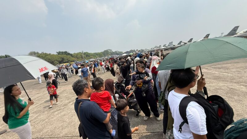 Bersempena HUT RI Ke-81, TNI AU Gelar Open Base Edukasi Ribuan Warga