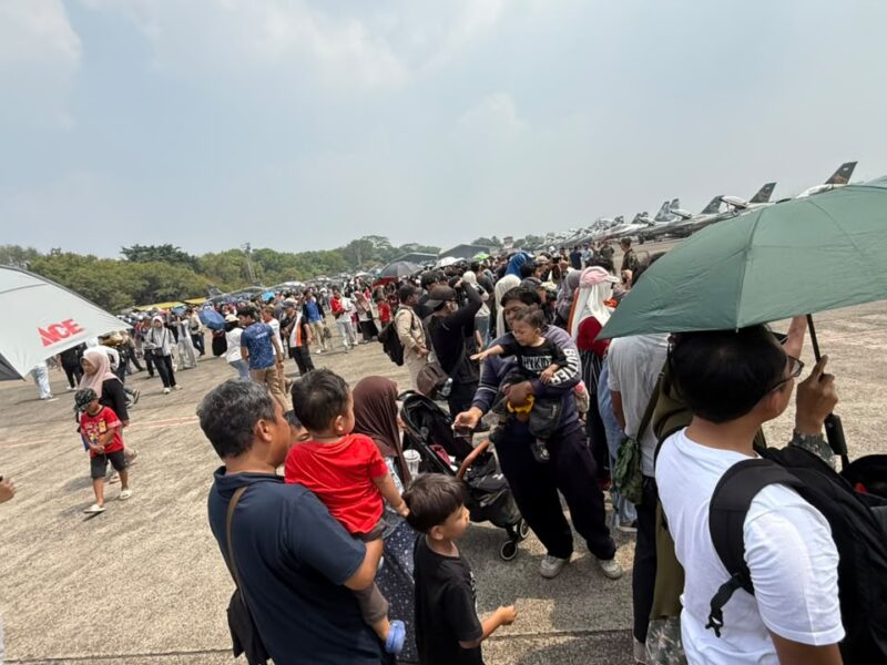Bersempena HUT RI Ke-81, TNI AU Gelar Open Base Edukasi Ribuan Warga