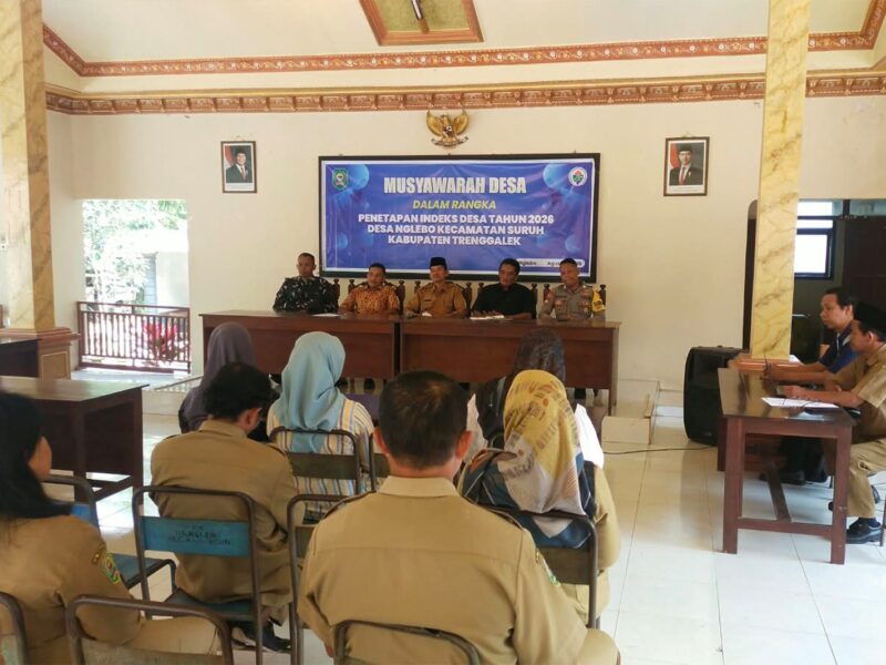 Babinsa Nglebo Dukung Musdes Pendataan Indeks Desa