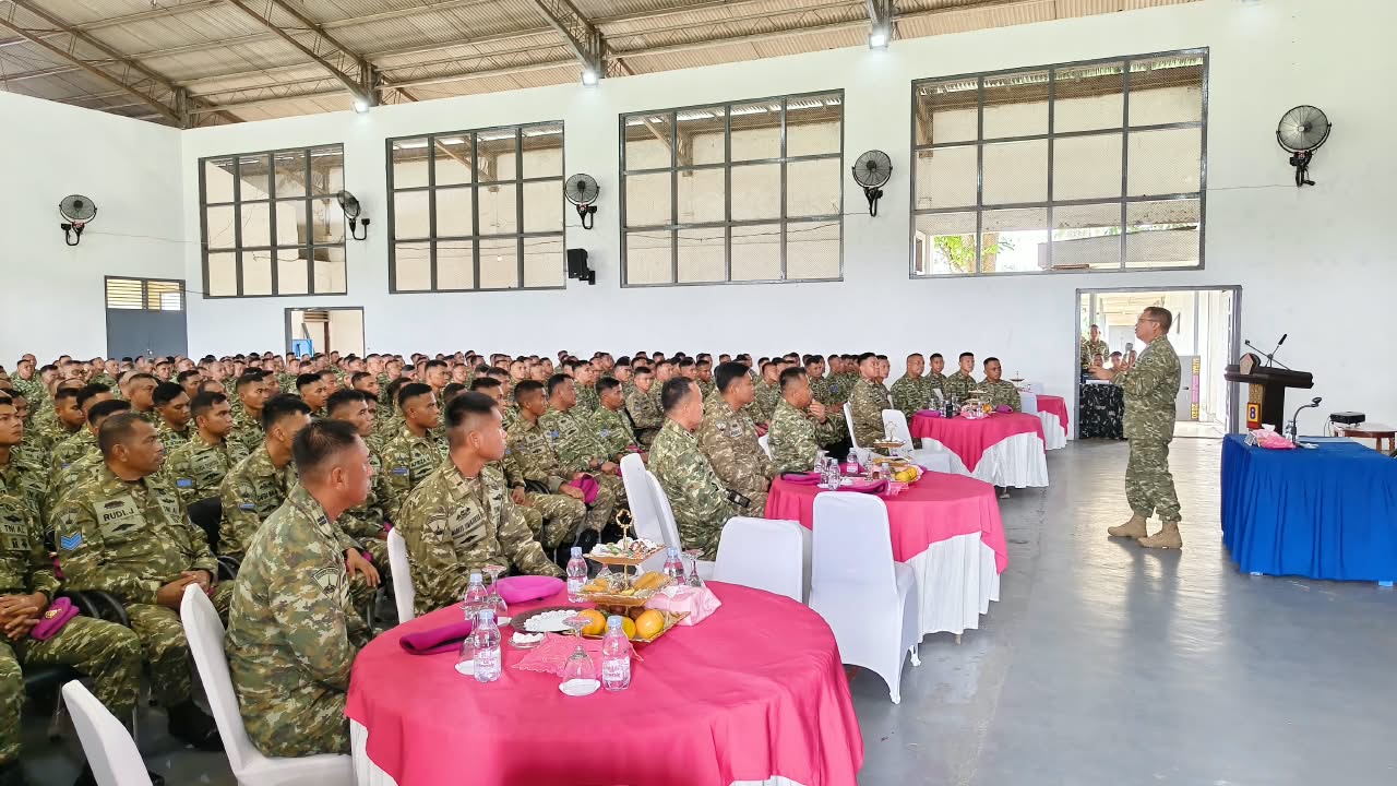 SAFARI INTELIJEN DAN LOGISTIK ASINTEL-ASLOG PANGKORMAR PERKUAT KESIAPSIAGAAN PRAJURIT YONIF 8 MARINIR