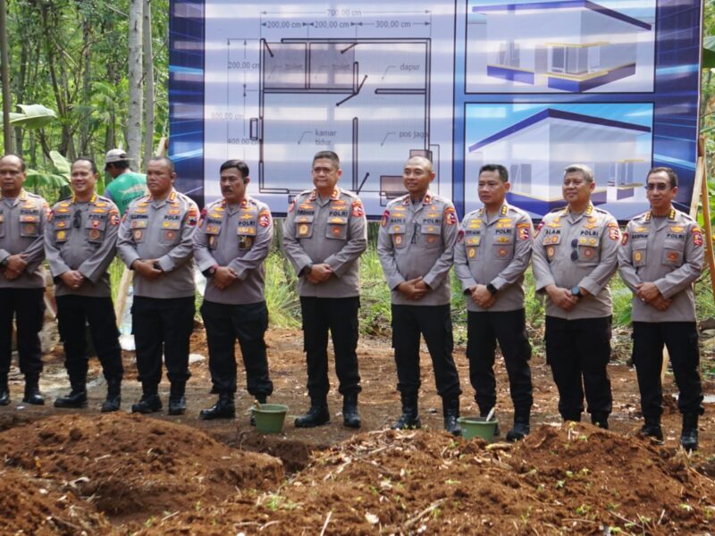 Peletakan Batu Pertama Pembangunan Mako Unit Ujung Negoro Ditpolairud Polda Jateng, Perkuat Harkamtibmas dan Keamanan Pesisir Batang