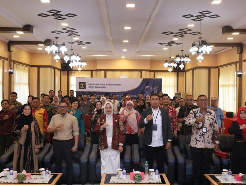 Kanwil Kemenkum Jambi Perkuat Kepatuhan Notaris melalui Sosialisasi Prinsip Mengenali Pengguna Jasa – Detiktoday.com