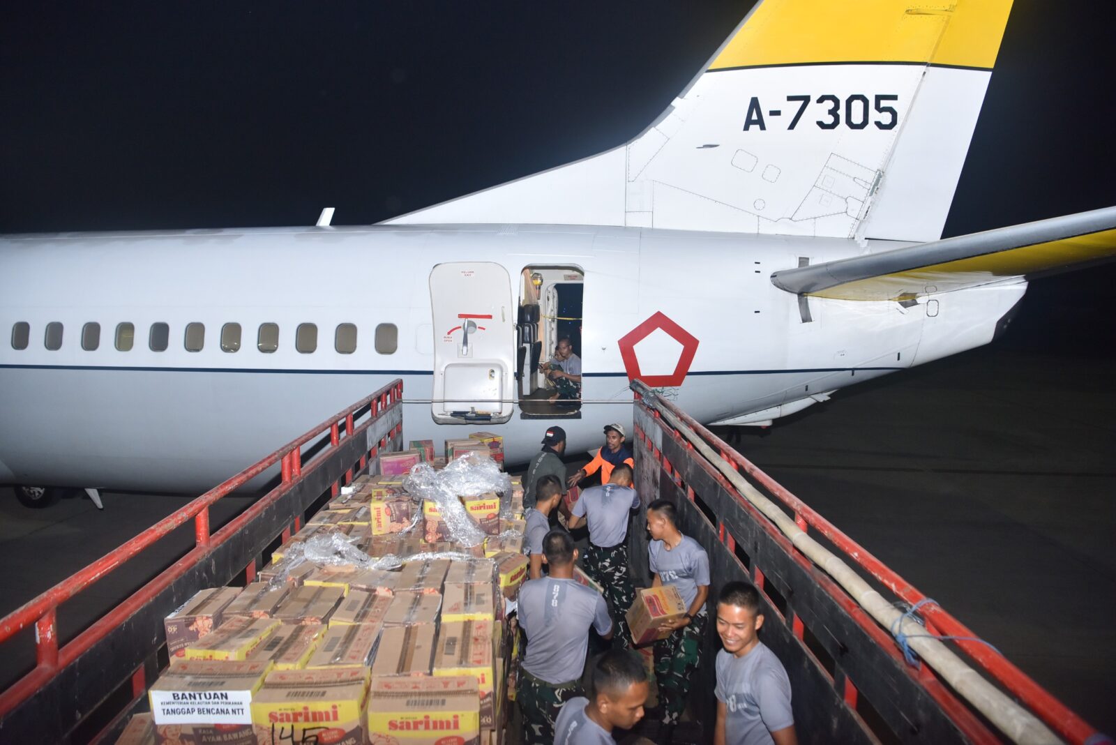 Dukung Operasi Kemanusiaan, Kodau I Terus Kirimkan Batuan Logistik Lewat Lanud Halim Perdanakusuma