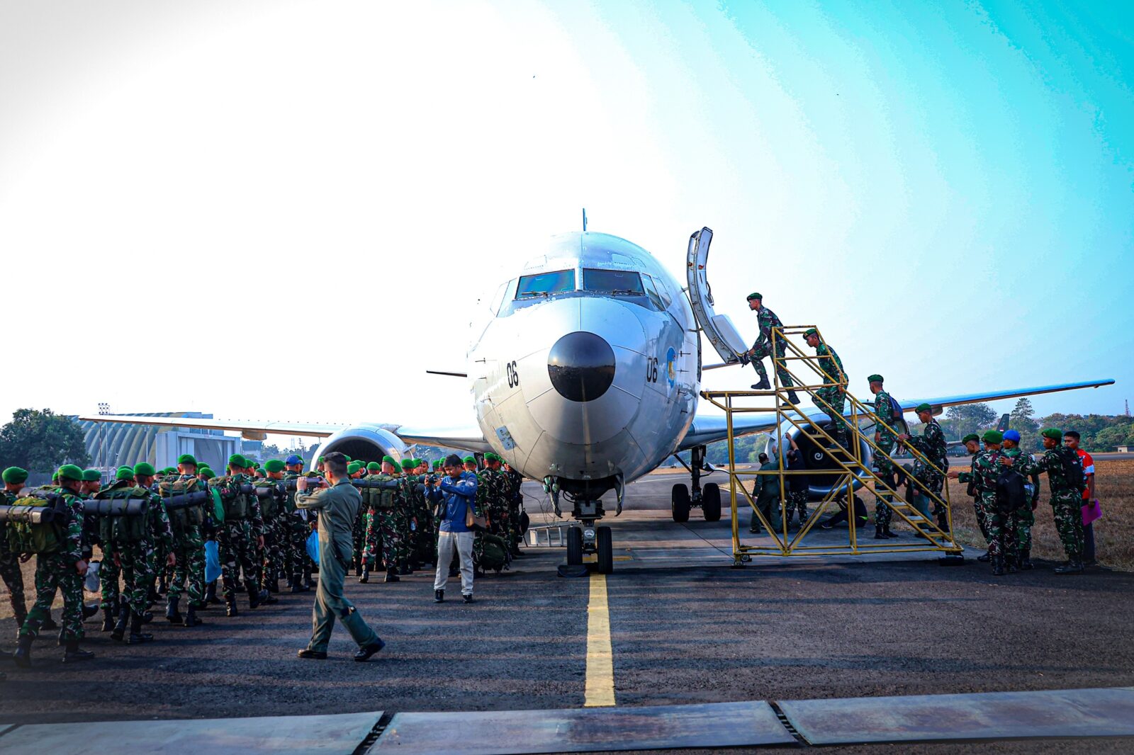 Lanud Halim Perdanakusuma Dukung Mobilisasi Pasukan TNI Tangani Karhutla