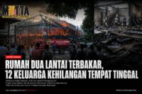 Empat Mobil Damkar Berjibaku Padamkan Api, Rumah 12 Keluarga di Kayuagung Terbakar – Detiktoday.com
