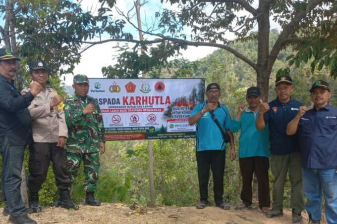 TNI-Polri dan Pemda Trenggalek, Bersinergi Cegah Kebakaran Hutan