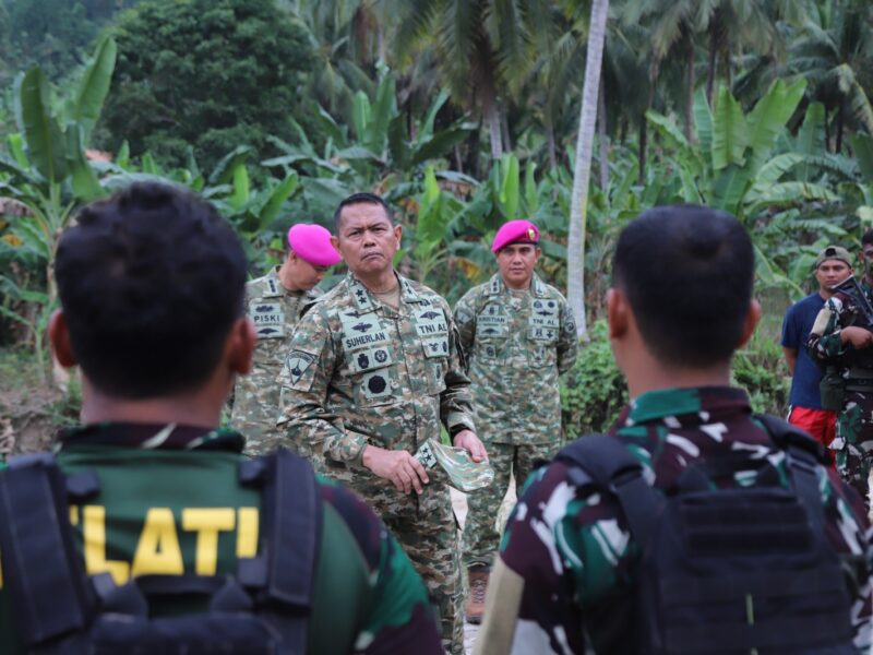 KASKORMAR TINJAU LATIHAN MARINIR INDONESIA - US MARINES, CEK KESIAPAN SUPER GARUDA SHIELD