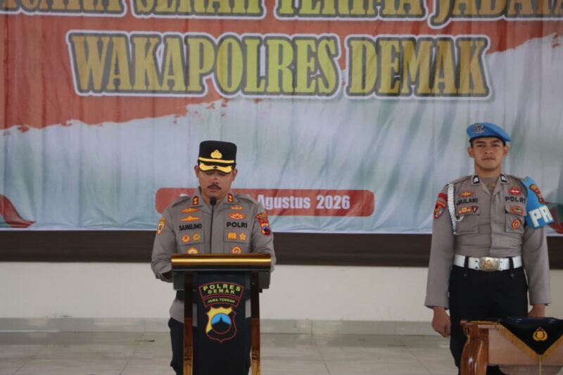 Kapolres Demak: Jabatan Adalah Amanah yang Harus Dipertanggungjawabkan