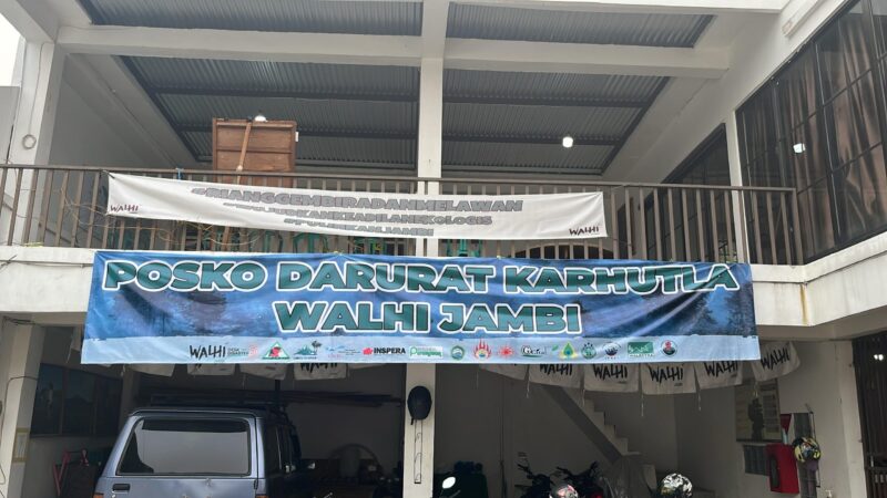 WALHI Jambi Dirikan Posko Darurat Karhutla, Soroti Ancaman Kabut Asap dan Keselamatan Warga – Detiktoday.com