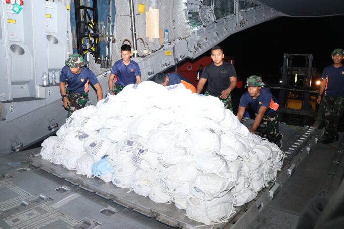 Dari Lanud Halim Perdanakusuma untuk NTT: Hari ke-15, 729.956 Kilo-gram Bantuan Telah Didistribusikan
