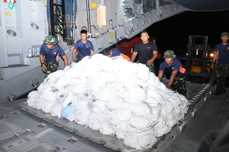 Dari Lanud Halim Perdanakusuma untuk NTT: Hari ke-15, 729.956 Kilo-gram Bantuan Telah Didistribusikan