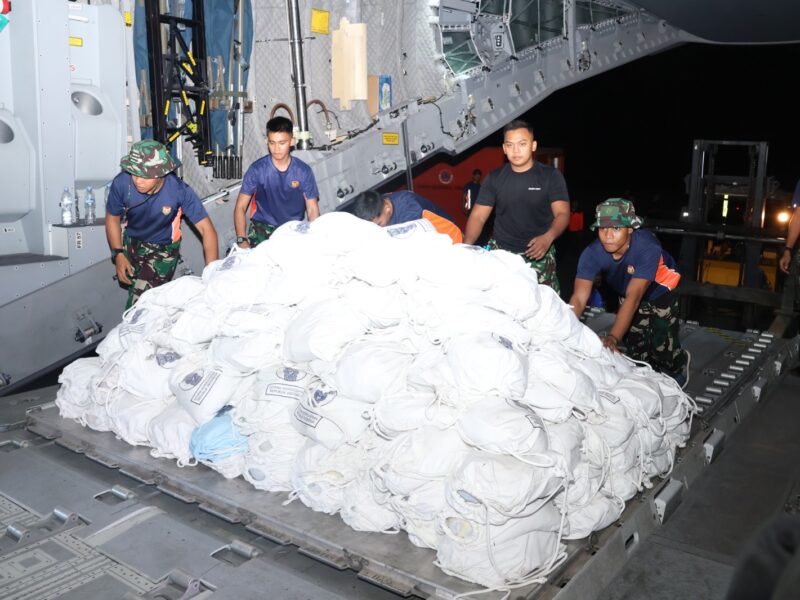 Dari Lanud Halim Perdanakusuma untuk NTT: Hari ke-15, 729.956 Kilo-gram Bantuan Telah Didistribusikan