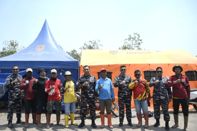 Dankodaeral XIII Tinjau Langsung Lokasi Karhutla di Kabupaten Banjar