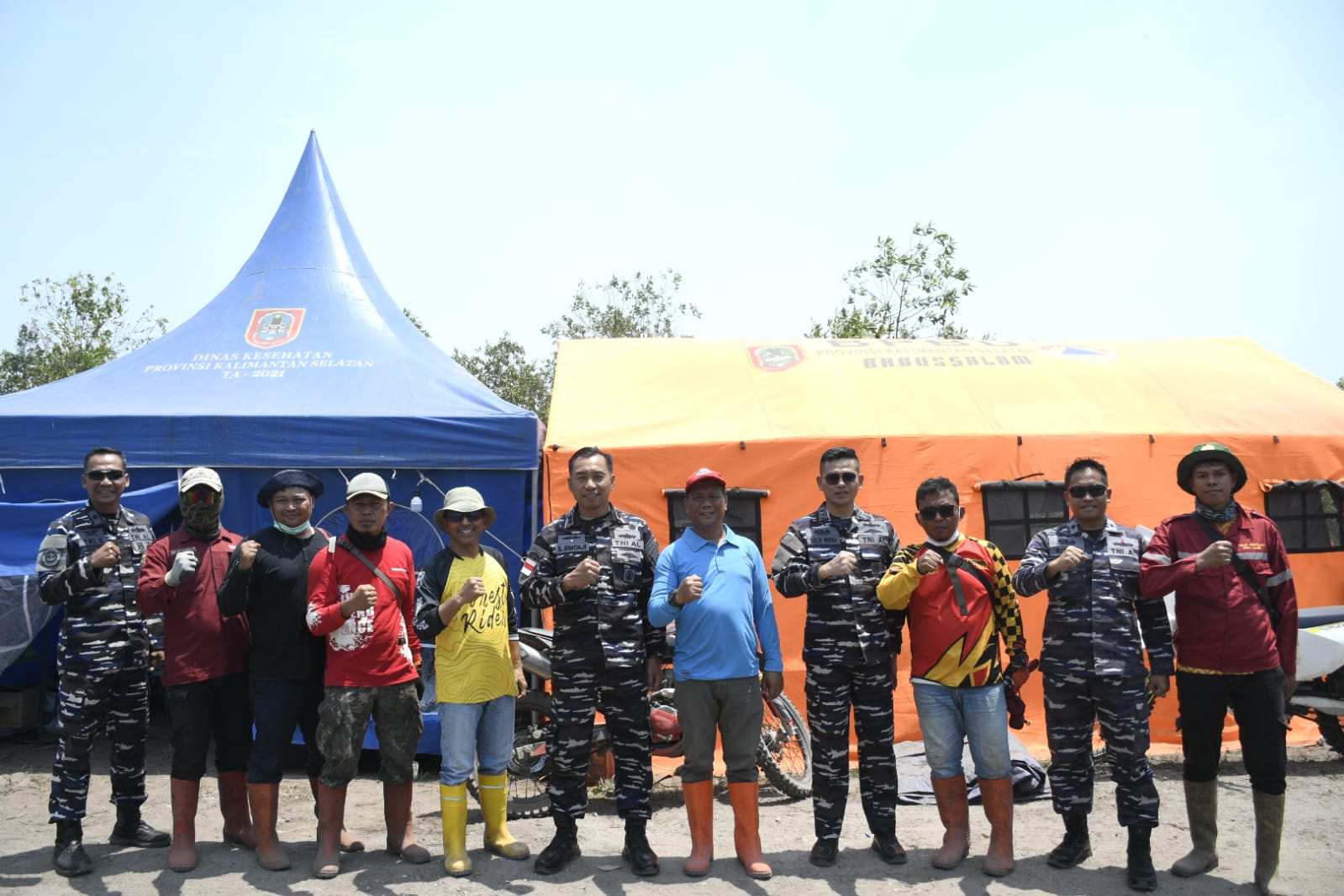 Dankodaeral XIII Tinjau Langsung Lokasi Karhutla di Kabupaten Banjar