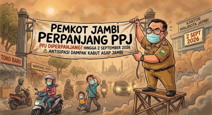 ISPU Kota Jambi Sangat Tidak Sehat, Pemkot Perpanjang PJJ hingga 2 September 2026 – Detiktoday.com
