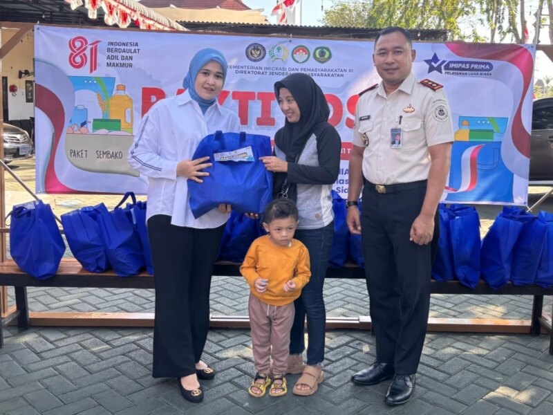 Jelang HUT RI Ke-81, Lapas Sidoarjo Salurkan 45 Paket Sembako, Remisi untuk Ratusan Napi dan 12 Bebas – Detiktoday.com