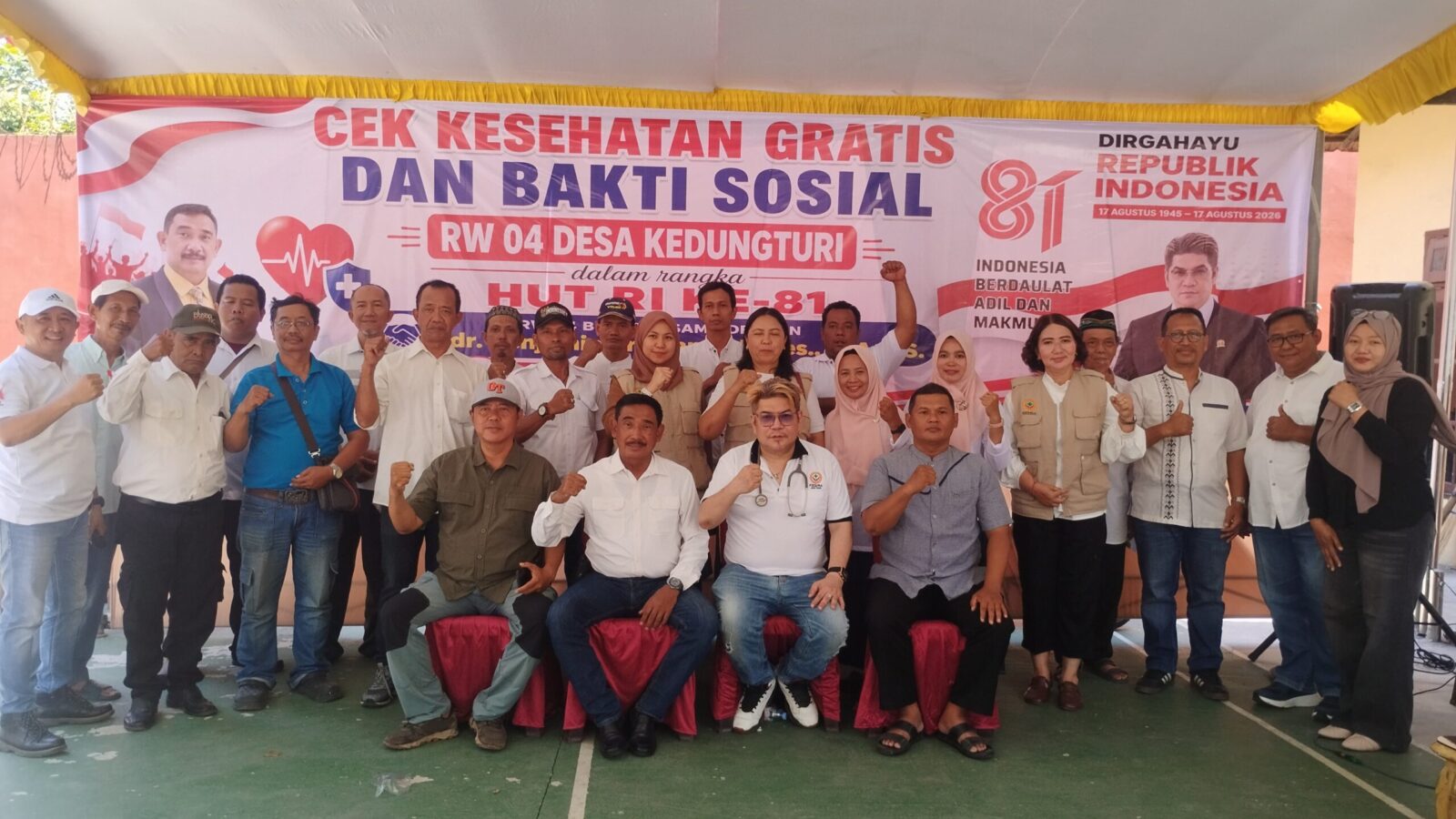 dr. Benjamin Ajak RW 04 Kedungturi Hidup Sehat dengan CKG, Bawa Misi Kemanusiaan hingga Operasi Bibir Sumbing Gratis di RS Sheila Medika