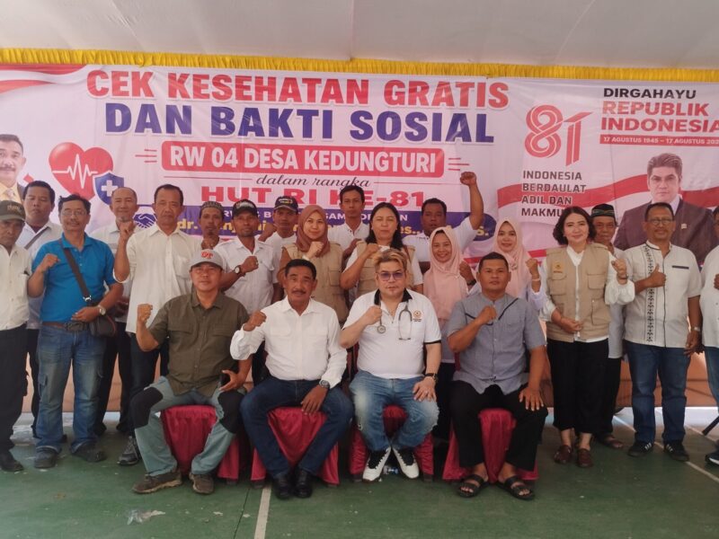 dr. Benjamin Ajak RW 04 Kedungturi Hidup Sehat dengan CKG, Bawa Misi Kemanusiaan hingga Operasi Bibir Sumbing Gratis di RS Sheila Medika