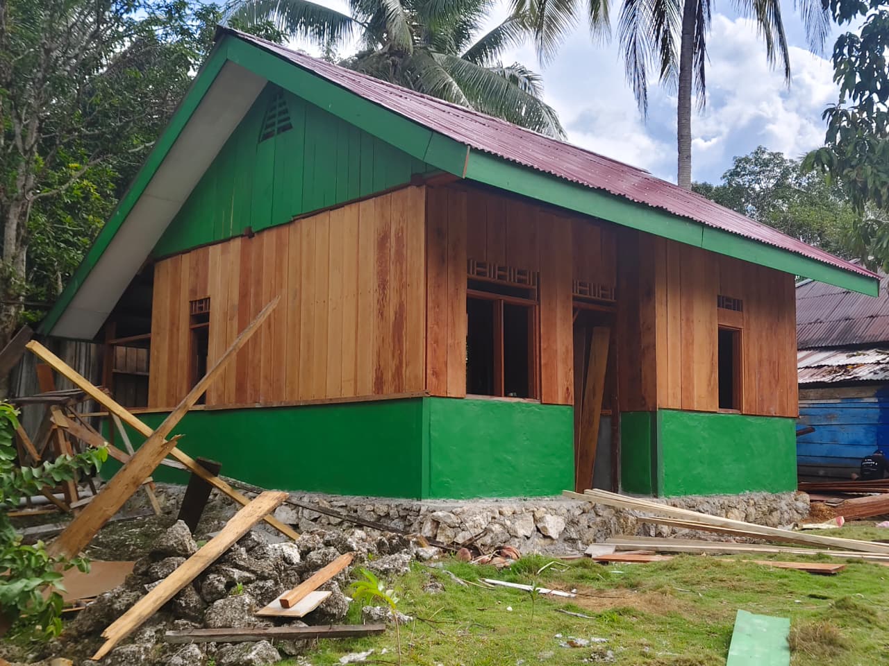 Pembangunan Rumah Tipe 36 Hampir Rampung, Satgas TMMD Ke-129 Kodim 1807/Sorong Selatan Wujudkan Hunian Layak bagi Warga