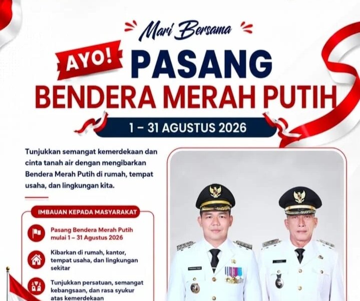 Pemkab Kapuas Hulu Ajak Warga Kibarkan Bendera Merah Putih Sepanjang Agustus 2026 – Detiktoday.com
