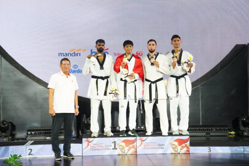 Serda Muhammad Raihan Fadhila Raih Emas pada 8th Asian Taekwondo Indonesia Open Championship 2026