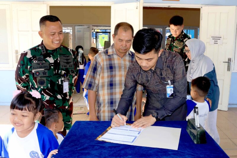 Kolaborasi Lanud Sjamsudin Noor dan BRI Wujudkan Generasi Hebat, Renovasi TK Angkasa 2 Hadirkan Harapan bagi Masa Depan Anak