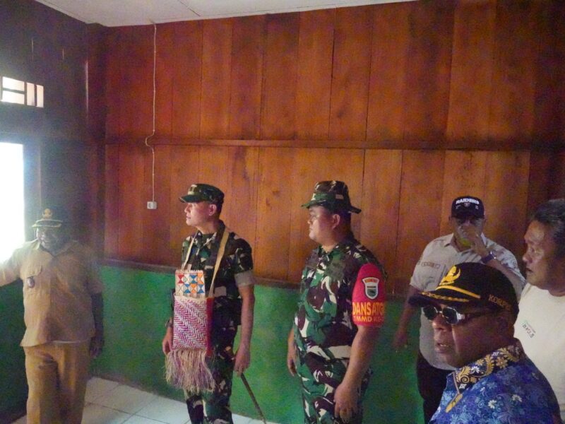 Danrem 181/PVT Bersama Forkopimda Tinjau Hasil TMMD Ke-129, Pastikan Pembangunan di Kampung Sesor Berikan Manfaat Nyata