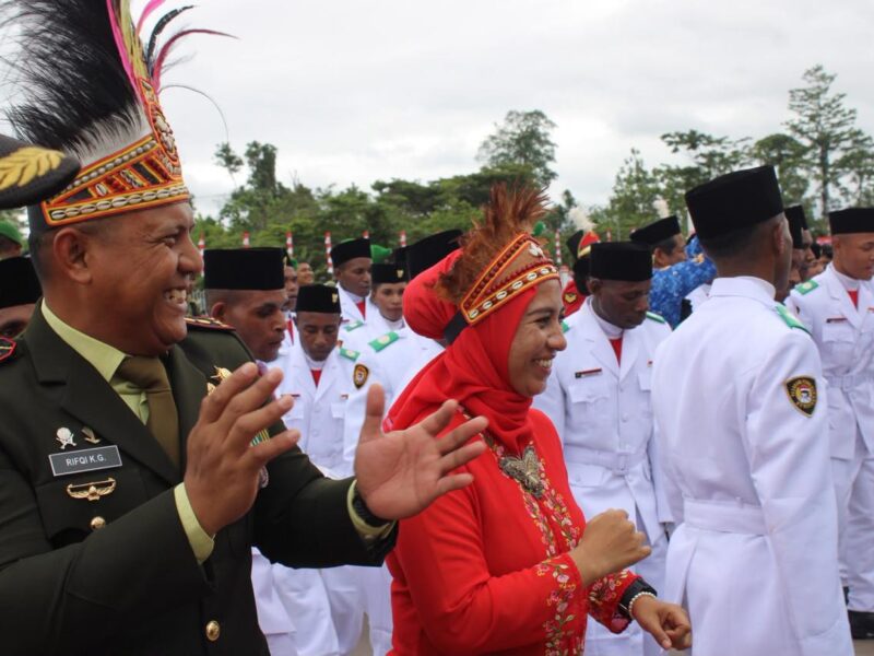 Upacara HUT ke-81 RI di Yahukimo Berlangsung Khidmat, Bupati Didimus Yahuli Pimpin Langsung