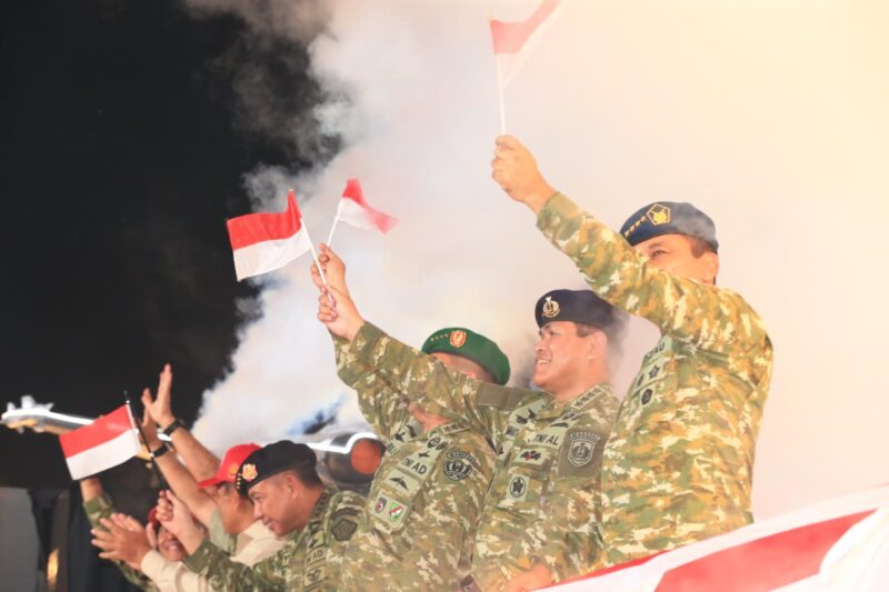 Panglima TNI Hadiri Karnaval Bersatu, Meriahkan Perayaan HUT ke-81 Kemerdekaan RI
