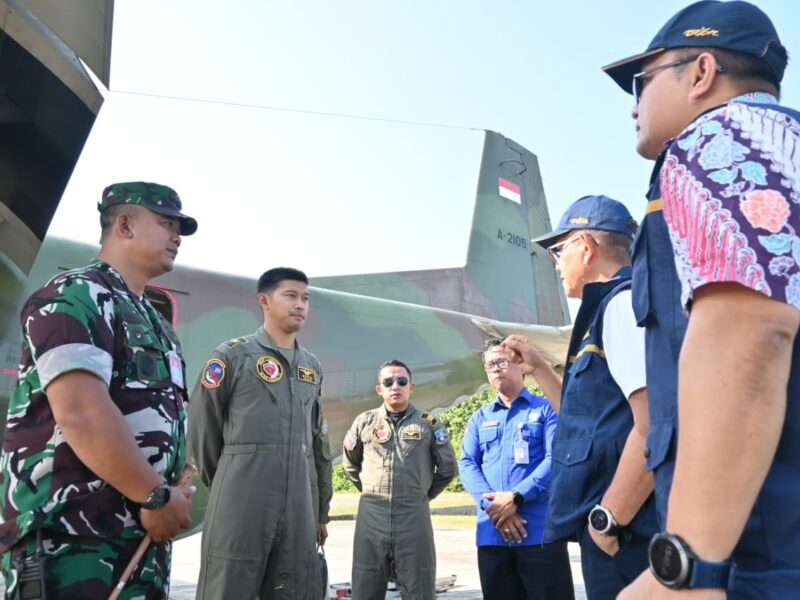 TNI Kerahkan 3 Pesawat Bantu Modifikasi Cuaca untuk Penanganan Karhutla di Kalimantan