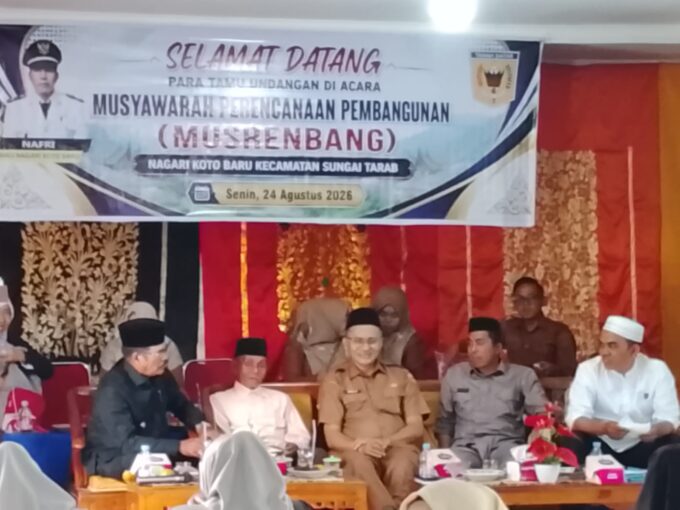 Masyarakat Harus Bijak Menetapkan Prioritas Pembangunan Nagari – Detiktoday.com