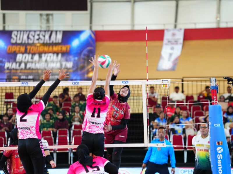 Aspers Panglima TNI Buka Open Tournament Bola Voli Piala Panglima TNI Tahun 2026