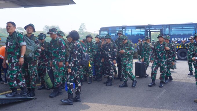 TNI Kembali Kerahkan 248 Personel Penyuluh untuk Perkuat Penanganan Karhutla