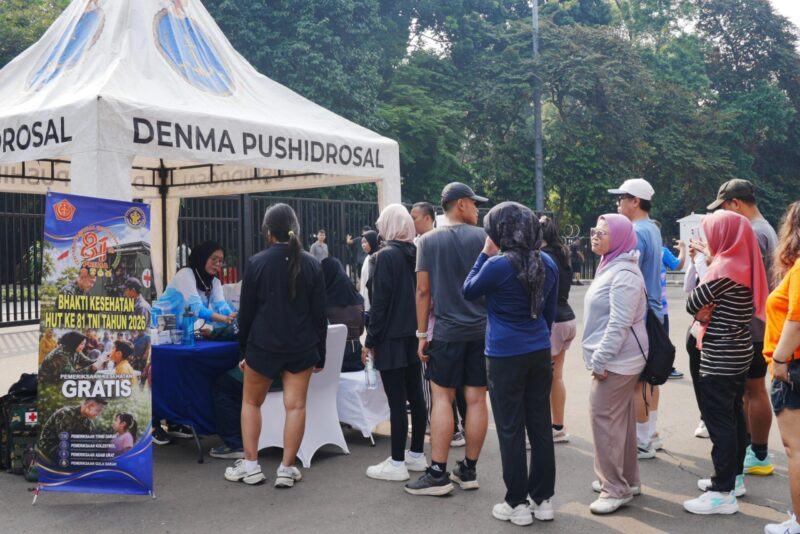 TNI Gelar Pemeriksaan Kesehatan Gratis Sambut HUT ke-81