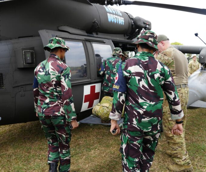 TNI Gelar Air Medevac Dalam Latihan Multinasional SGS 2026